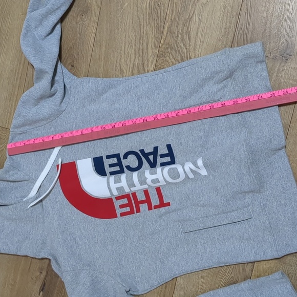 The NORTH FACE RU/14 Grey Hoodie Sweatshirt Women's Medium - Picture 6 of 8